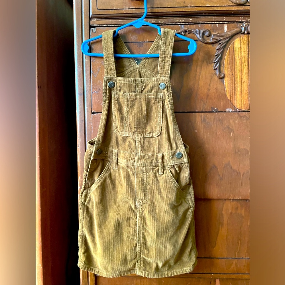 Corduroy Overall Dress
